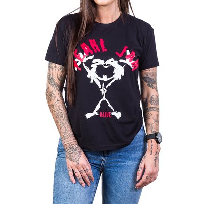 Camiseta Pearl Jam Alive Manga Curta