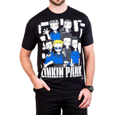 camiseta linkin park desenho dos integrantes gola c elastano 156 6
