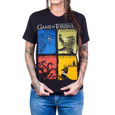 camiseta game of thrones brasao familias feminino 2801 3