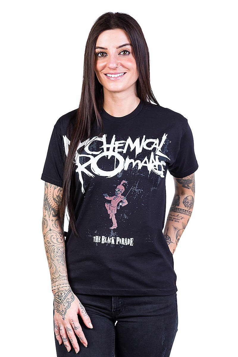 Camiseta My Chemical Romance The Black Parade Gola c/ Elastano