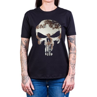 camiseta justiceiro manchado manga curta 2700 2