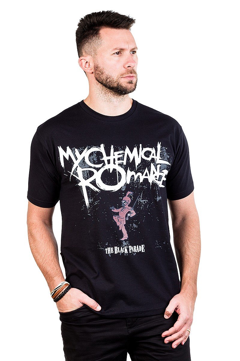Camiseta My Chemical Romance The Black Parade Gola c/ Elastano