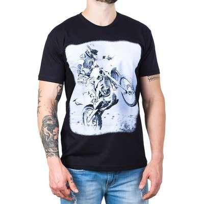 camiseta motocross preta 100 algodao 2587 1