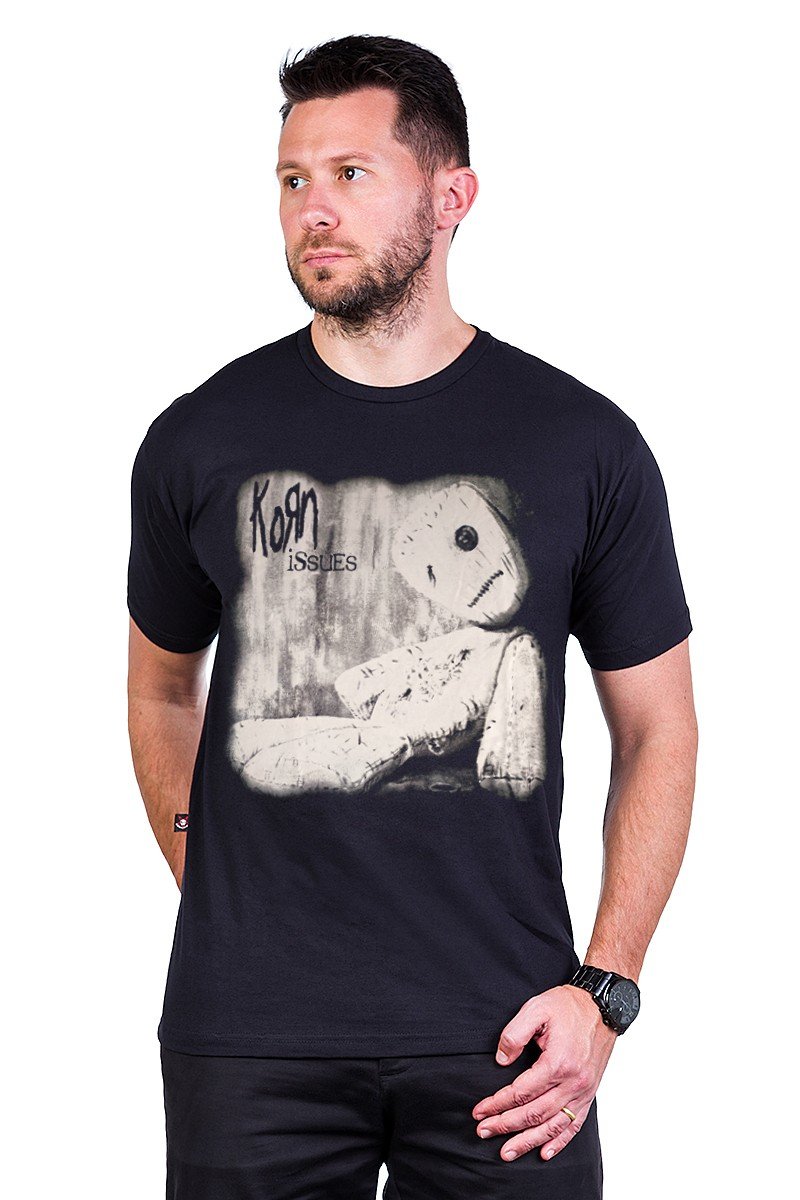 Camiseta Korn Issues Masculino - UNISSEX