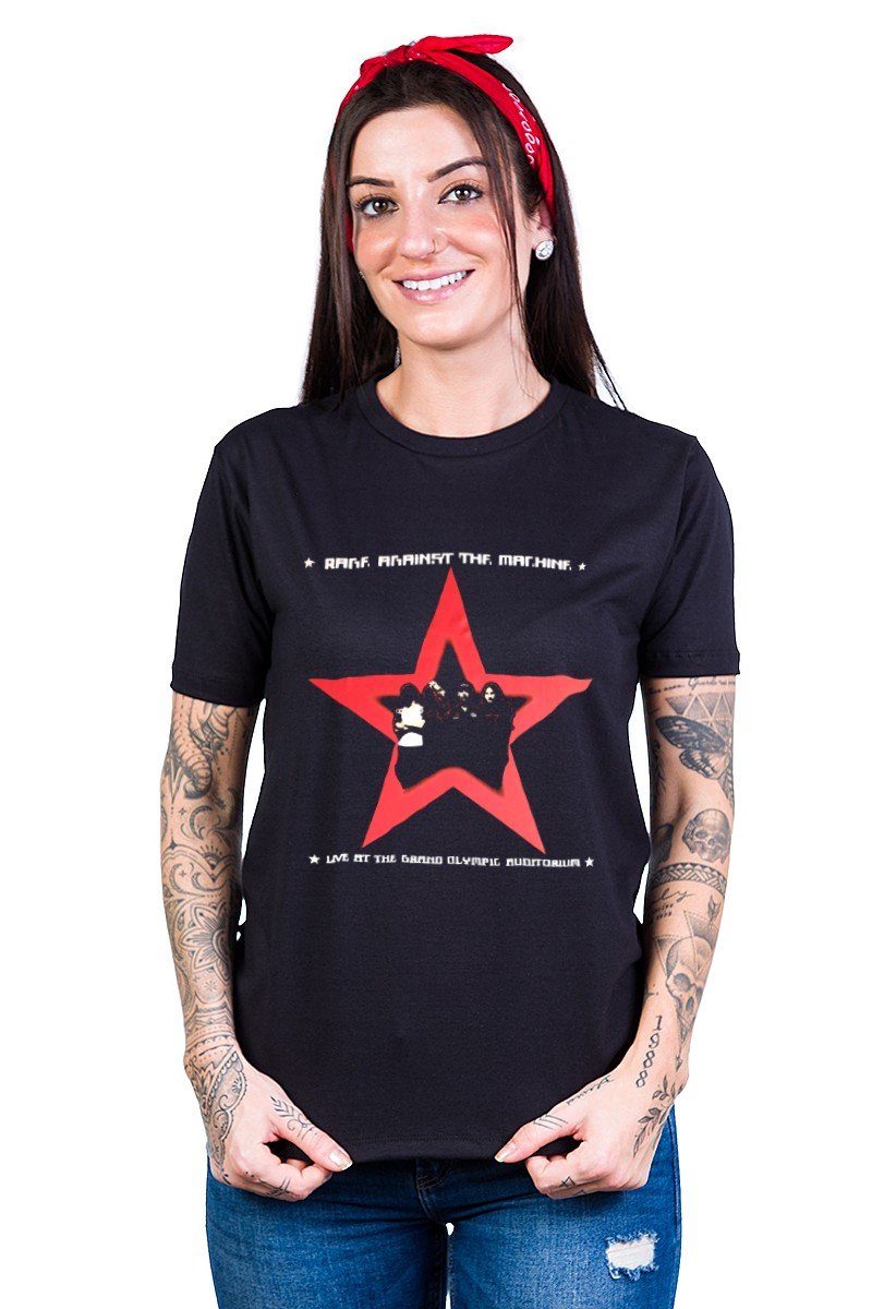Camiseta Rage Against the Machine Masculino - UNISSEX