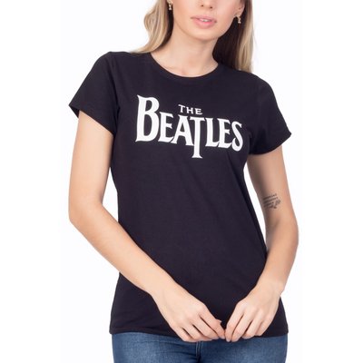 t shirt feminina the beatles escrita 2