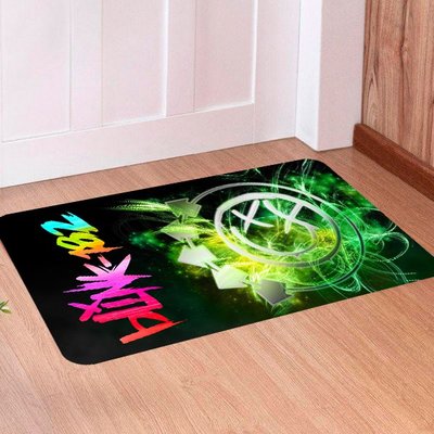tpe 024 tapete para porta blink 182 logo emborrachado 1