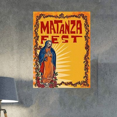 Placa Decorativa Matanza fest