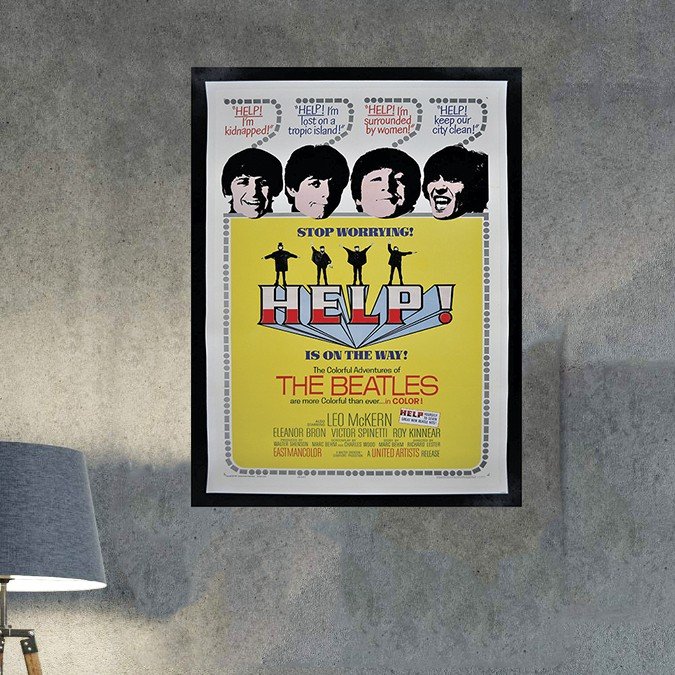 plc 0162 placa decorativa the beatles stop worrying 2