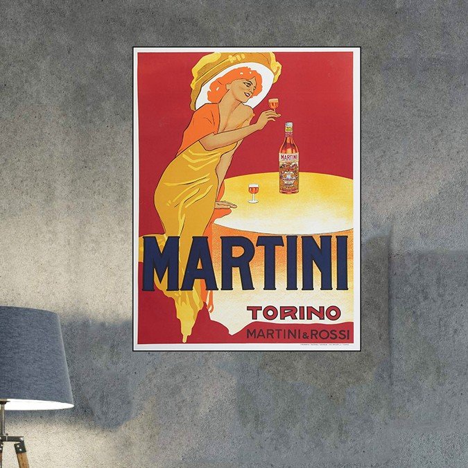 plc 0451 placa decorativa martini torino 1