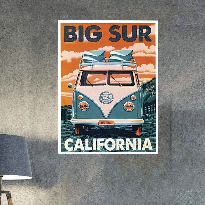 plc 0515 placa decorativa big sun california 1