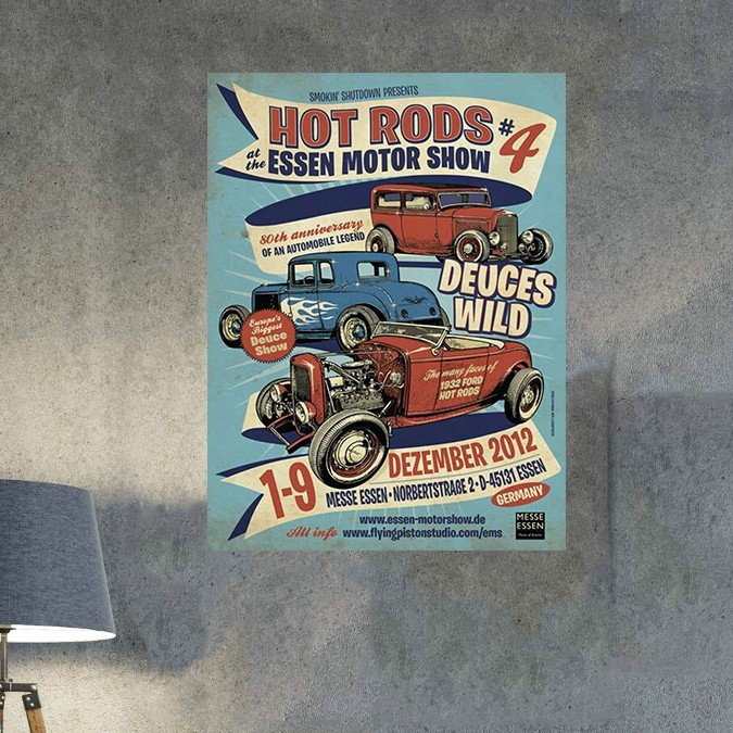 plc 0558 placa decorativa hot rods essen motor show 1