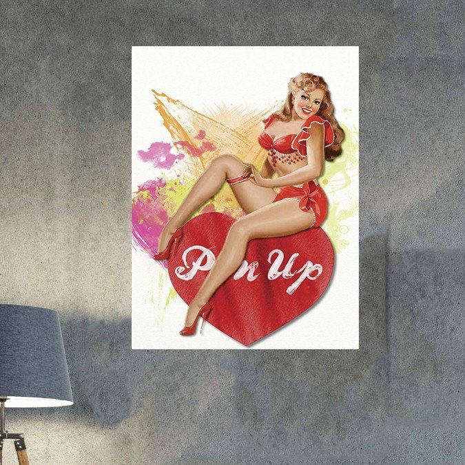 plc 0660 placa decorativa pin up coracao 1