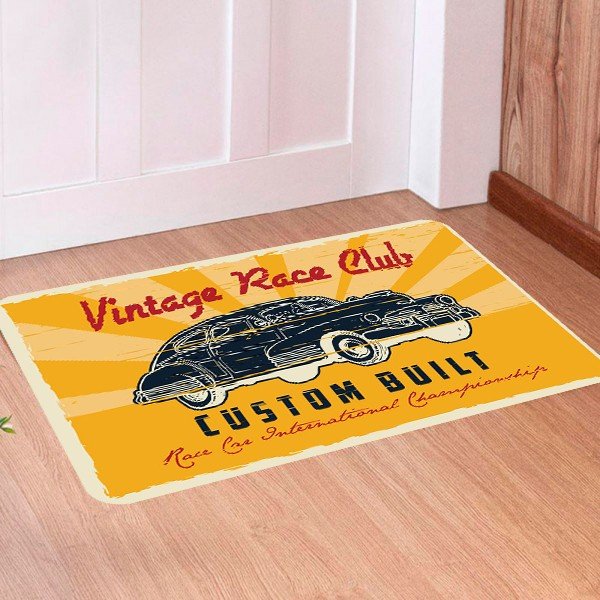 tpe 177 tapete para porta vintage poster carros de corrida retro 4