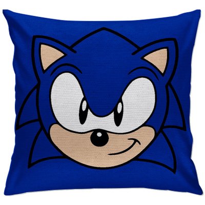 cap142 capa para almofada decorativa sonic the hedgehog foto 2