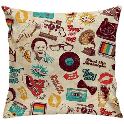 cap161 capa para almofada decorativa vintage feel the nastalgia 2