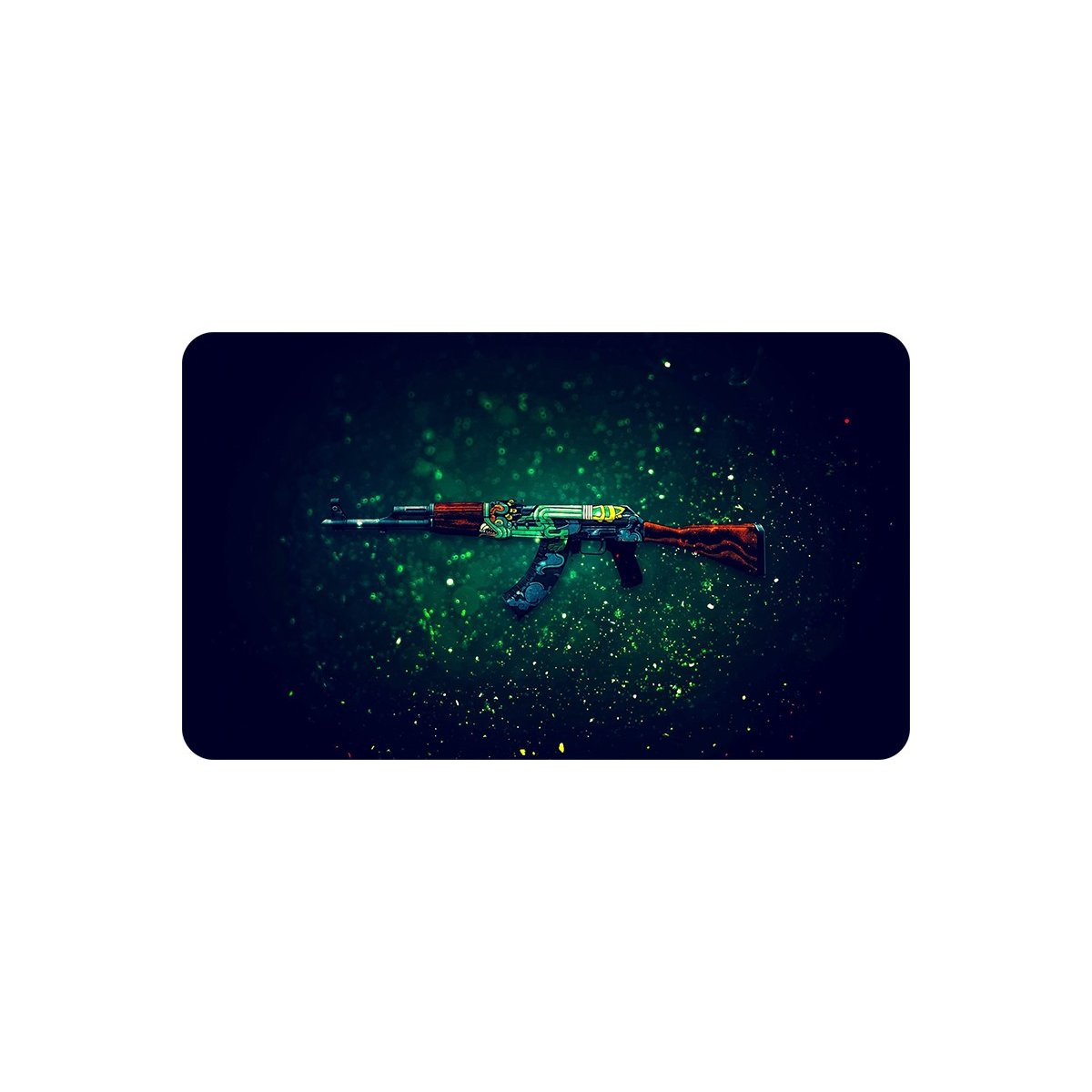 Mouse Pad Gamer Counter Strike Global Offensive AK-47 Verde