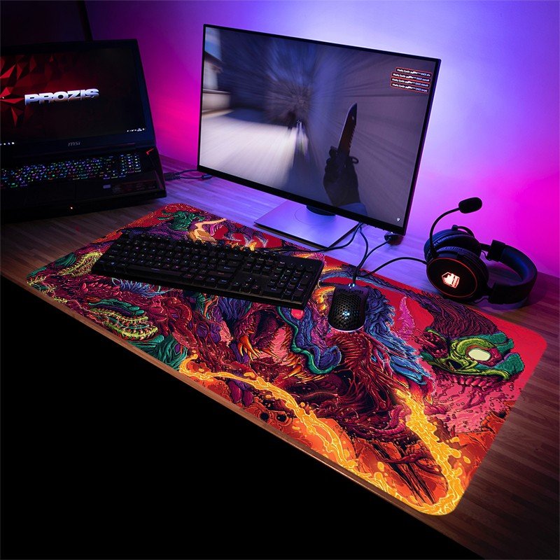 Mouse Pad Gamer Counter Strike Global Offensive Dragon Painting