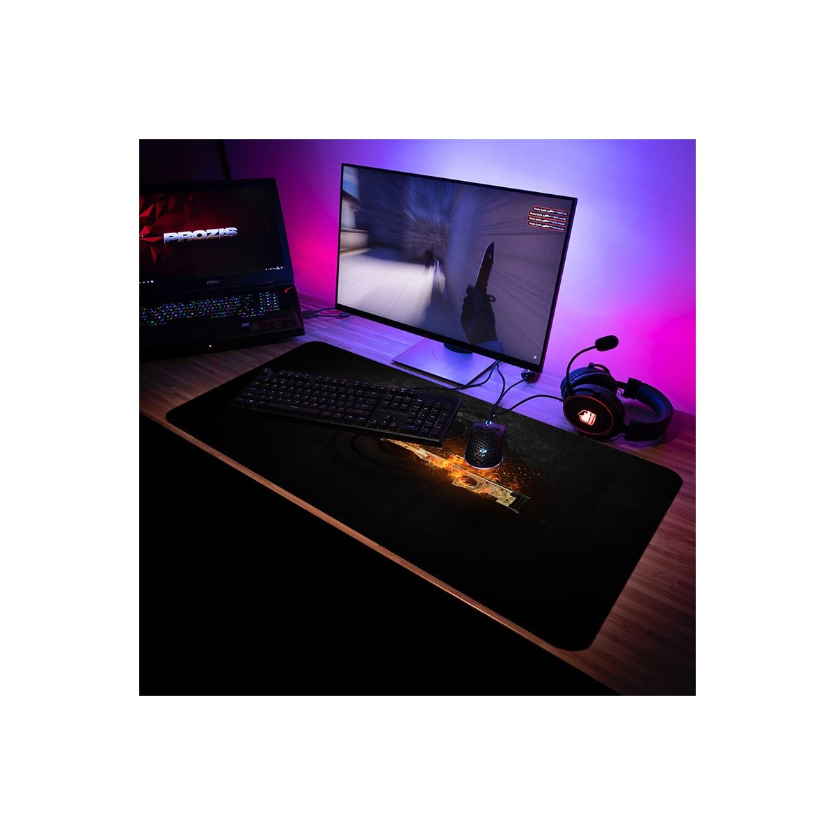 Mouse Pad Gamer Counter Strike Global Offensive Fogo