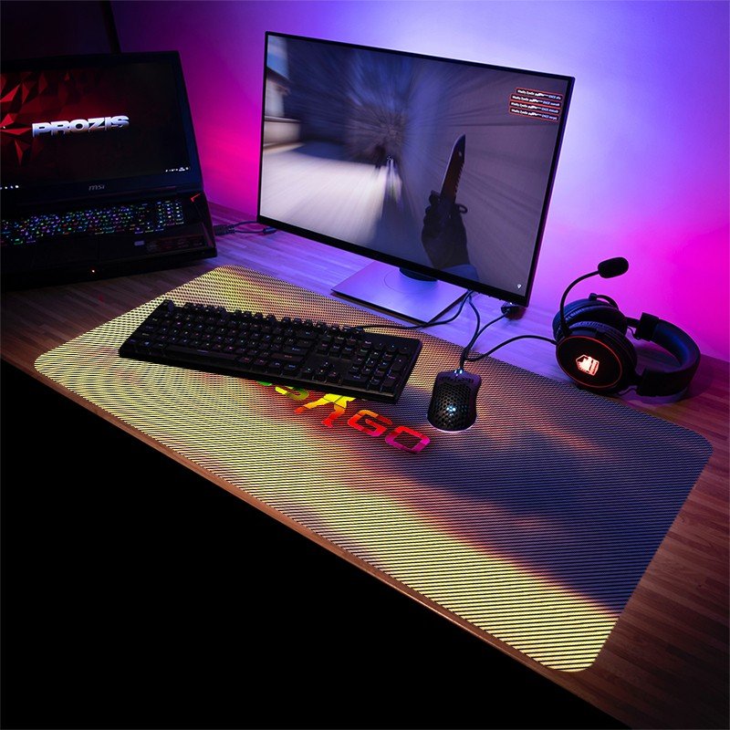 mpg 0099 mouse pad gamer counter strike global offensive logo colorida 3