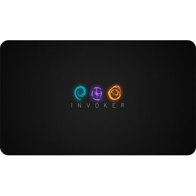 Mouse Pad Gamer Dota 2 Invoker Elementos Escrito