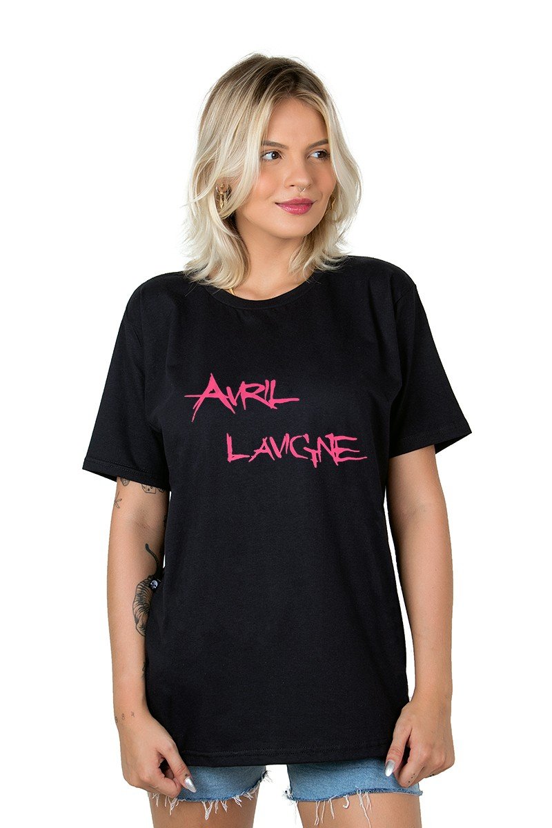 Camiseta Avril Lavigne Escrita - Unissex