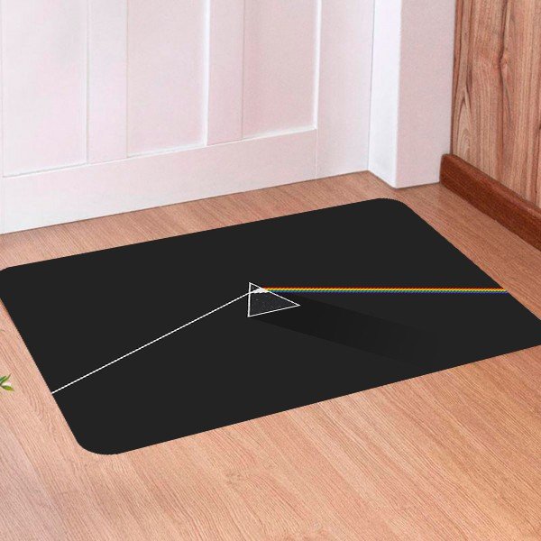 tpe 531 tapete para porta prisma de cores triangular com sombras 4