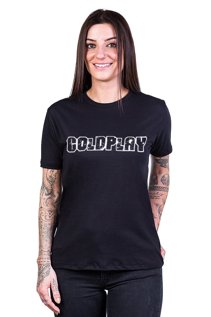 Camiseta Coldplay Escrita - Unissex