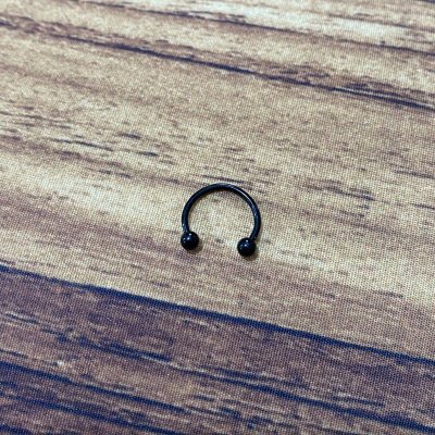 Piercing de Nariz Septo Preto