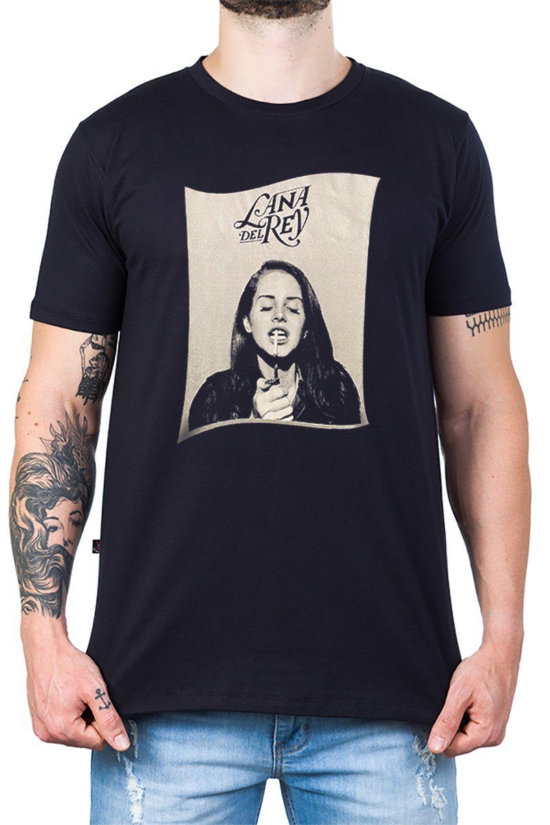 Camiseta Lana Del Rey Foto 100% Algodão - Unissex