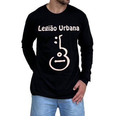 227 manga longa preta corte
