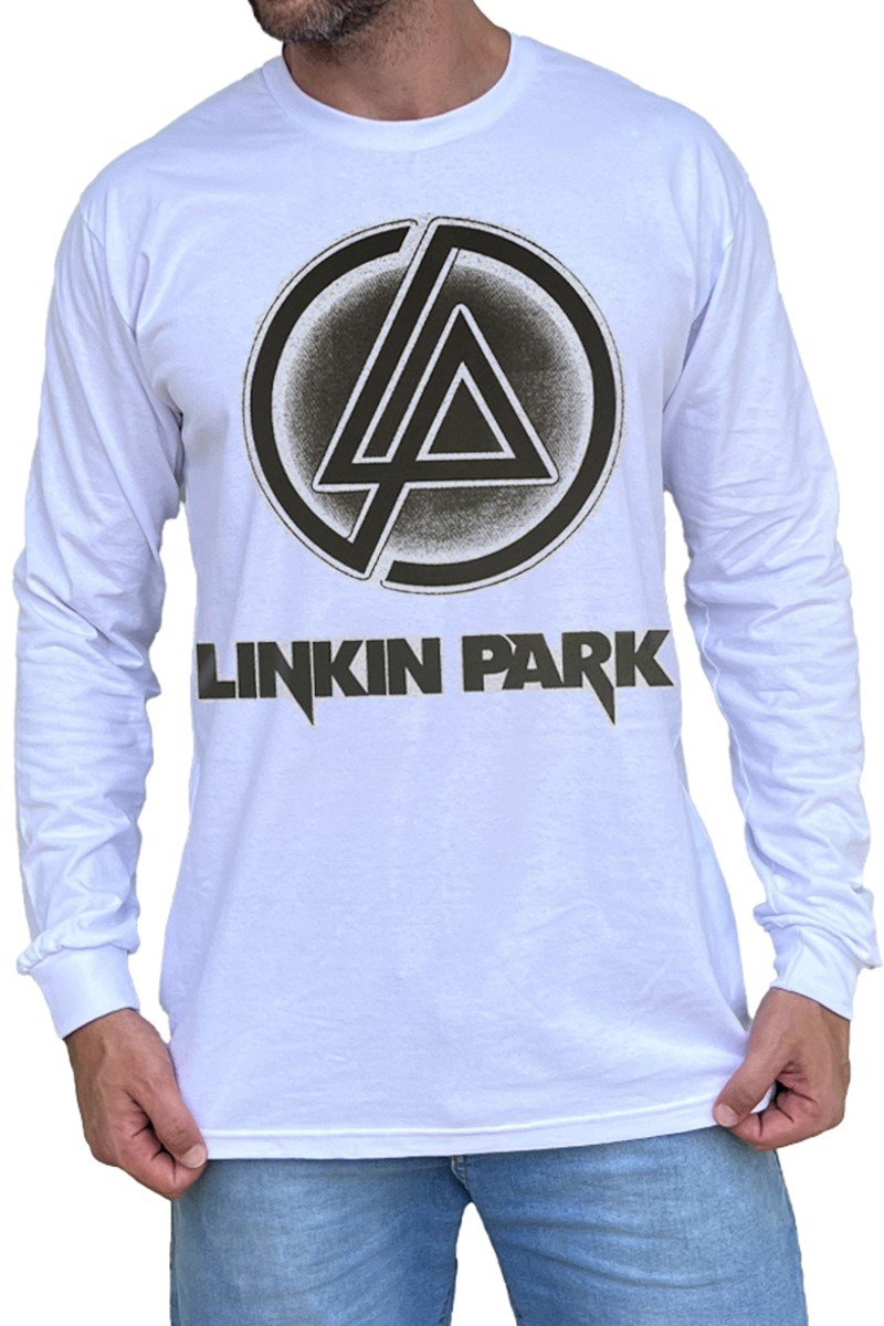 Camiseta Manga Longa Linkin Park A Decade Underground 100% Algodão