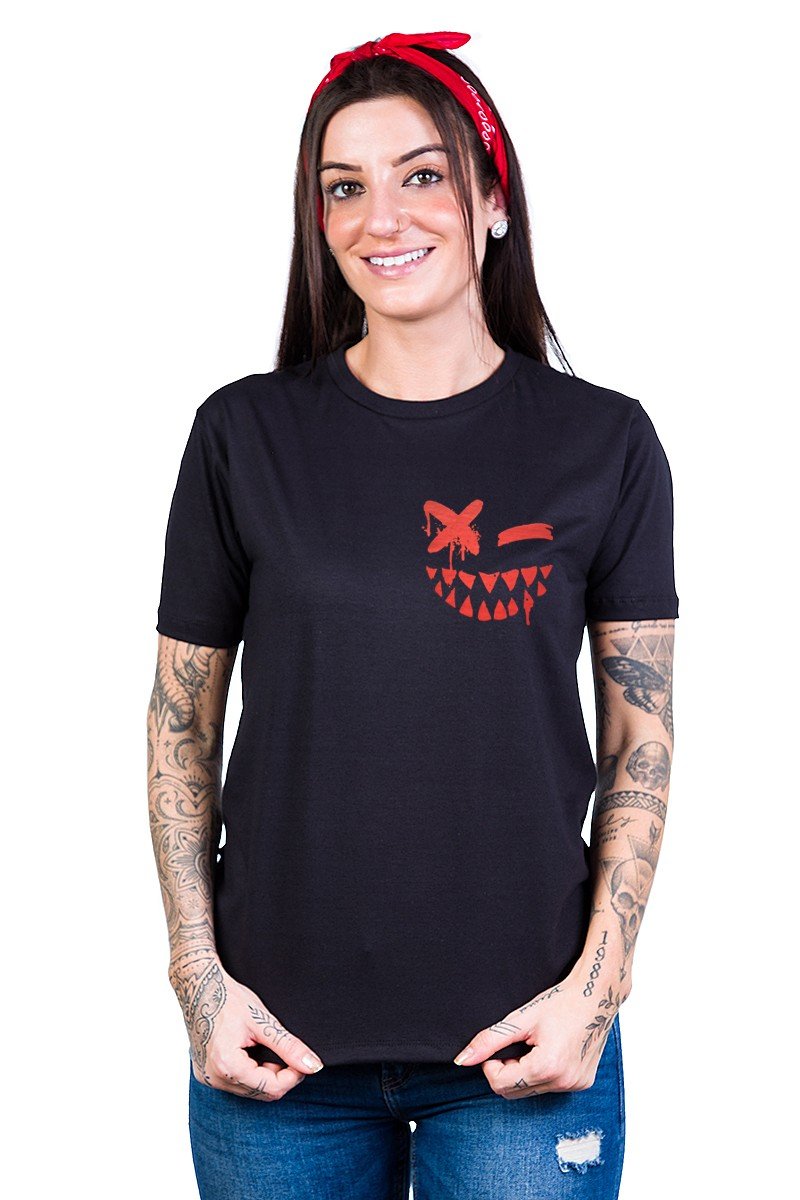 Camiseta Smile Dentes 100% Algodão - Unissex
