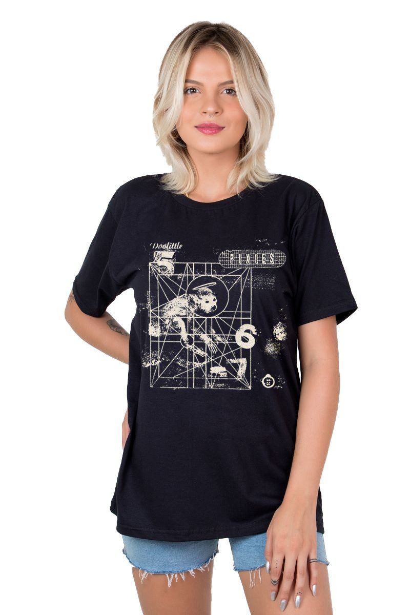 Camiseta Pixies Doolittle Manga Curta - Unissex