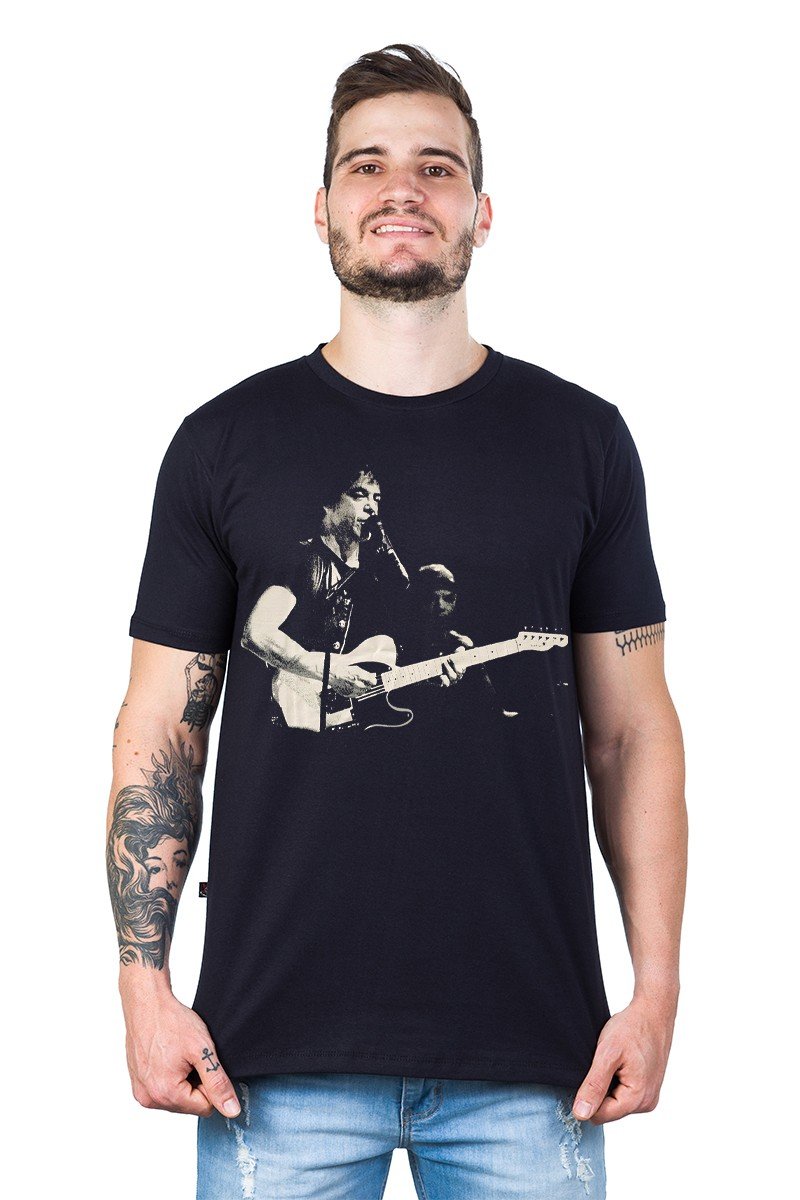 Camiseta Lou Reed Gola c/ Elastano - Unissex
