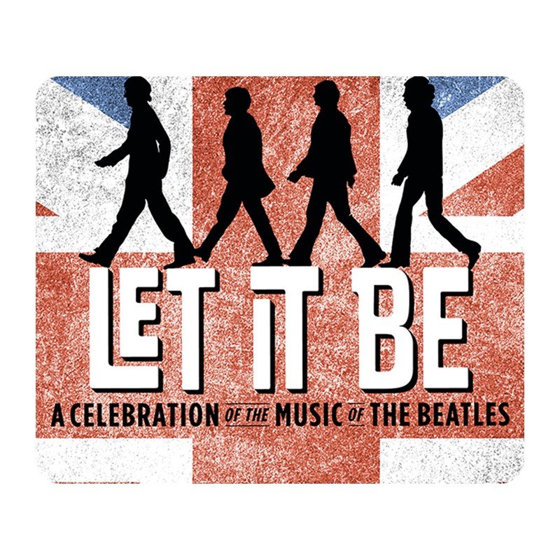 The Beatles Mouse Mat 限定シリアルNo.付 Mouse Pad Retangular The Beatles LEt IT Be Avulso
