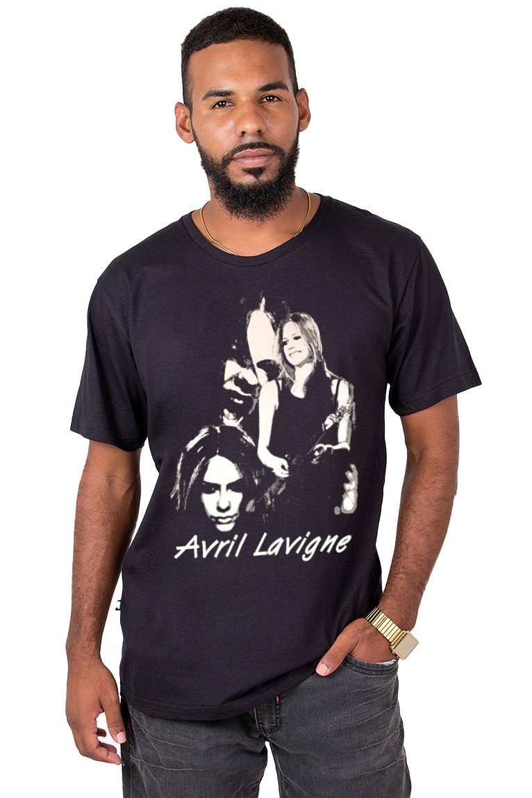 Camiseta Avril Lavigne Fotos - Unissex