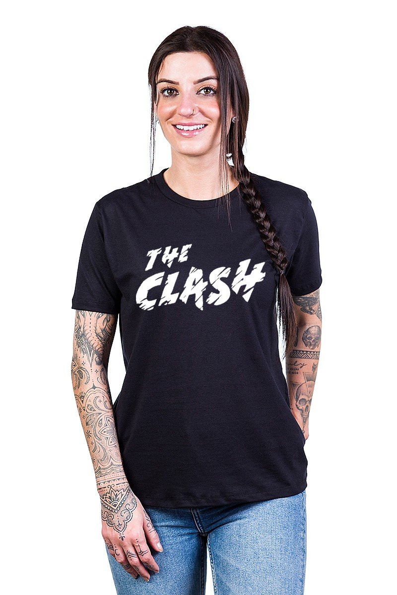 Camiseta The Clash Escrita 100% Algodão - Unissex