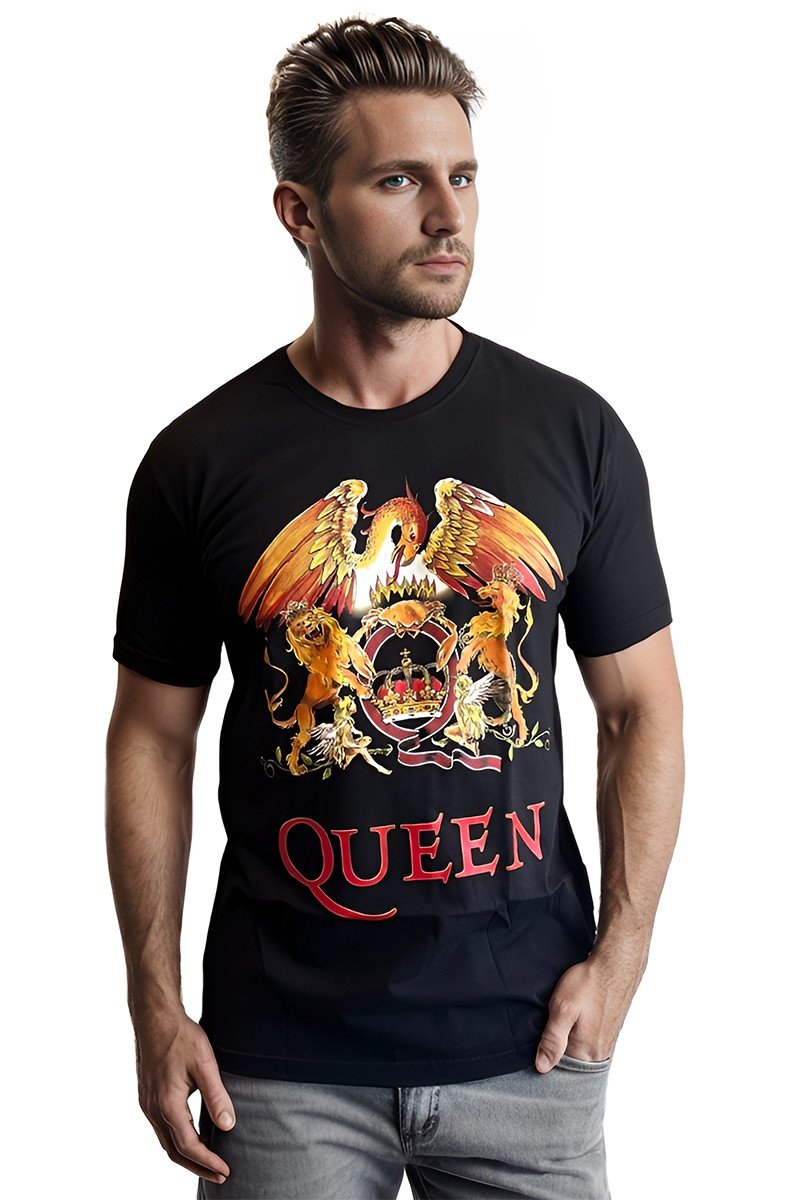 Camiseta Queen Classic Crest High definition - UNISSEX