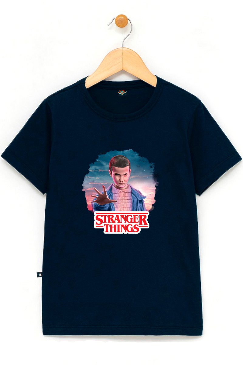 Camiseta Infantil Stranger Things Eleven Alta Definição