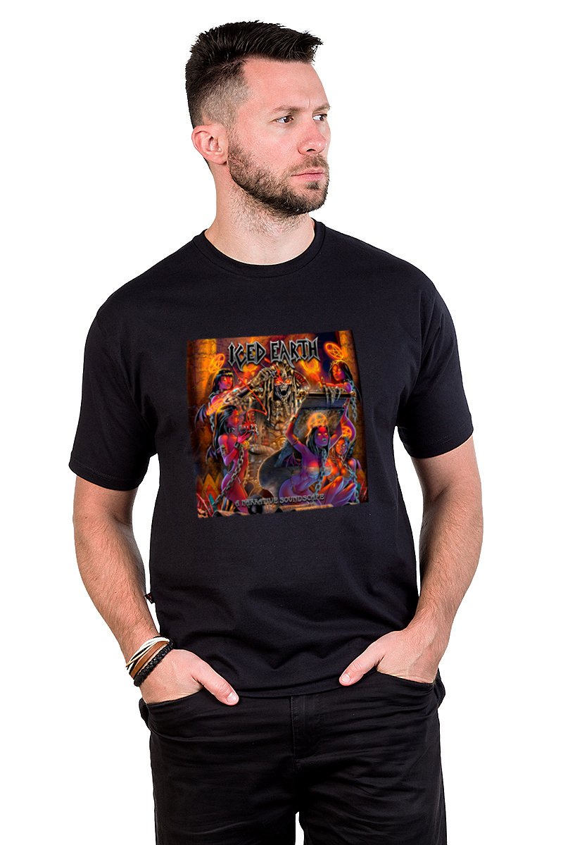 Camiseta Iced Earth A Narrative Soundscape Alta Definição - Unissex