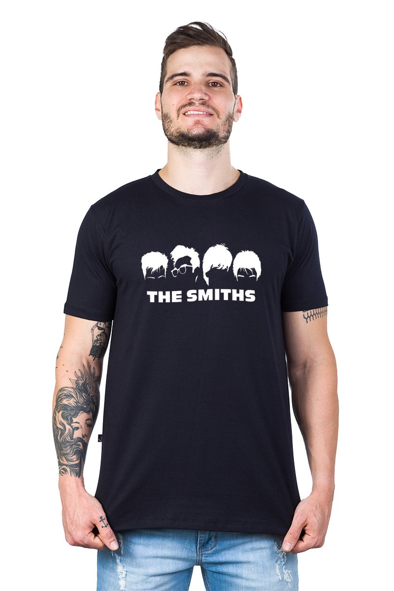 Camiseta The Smiths Banda Logo 100% Algodão - Unissex