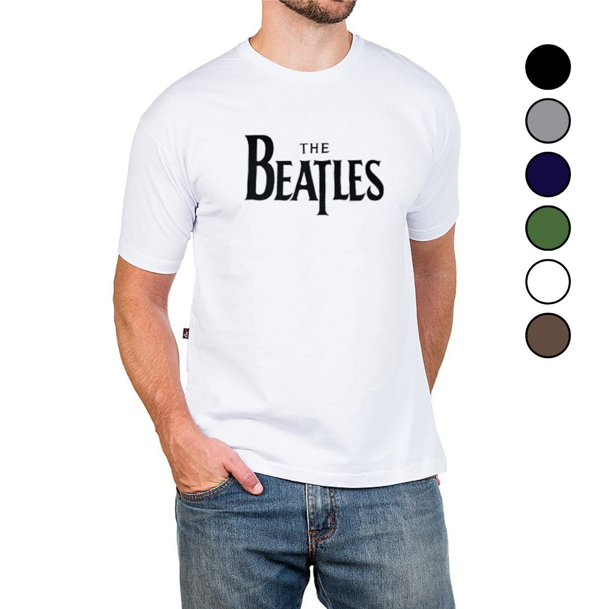 Kit Tal Pai Tal Filho(a) Camisetas The Beatles Abbey Road Faixa