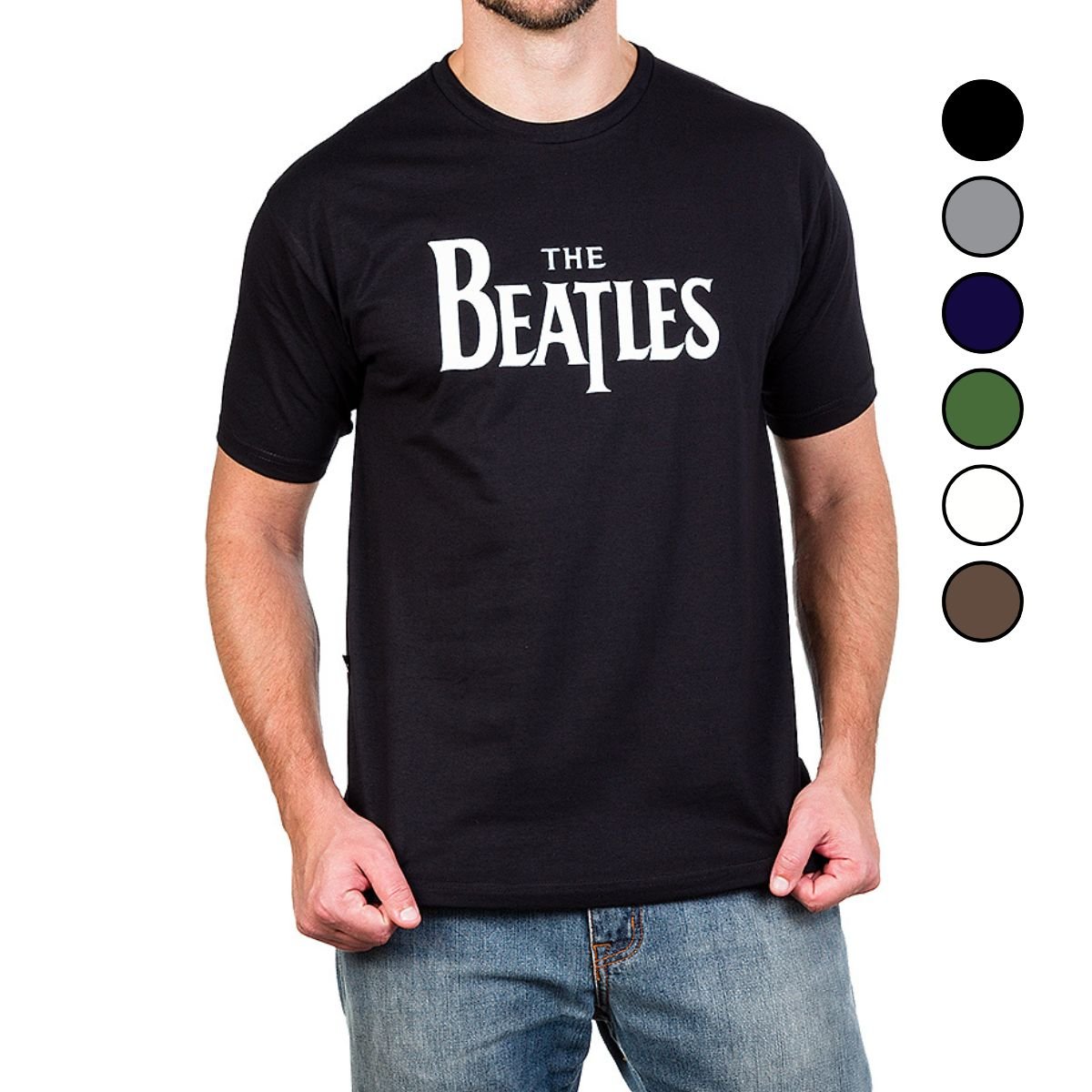 Kit Tal Pai Tal Filho(a) Camisetas The Beatles Escrita 100% Algodão