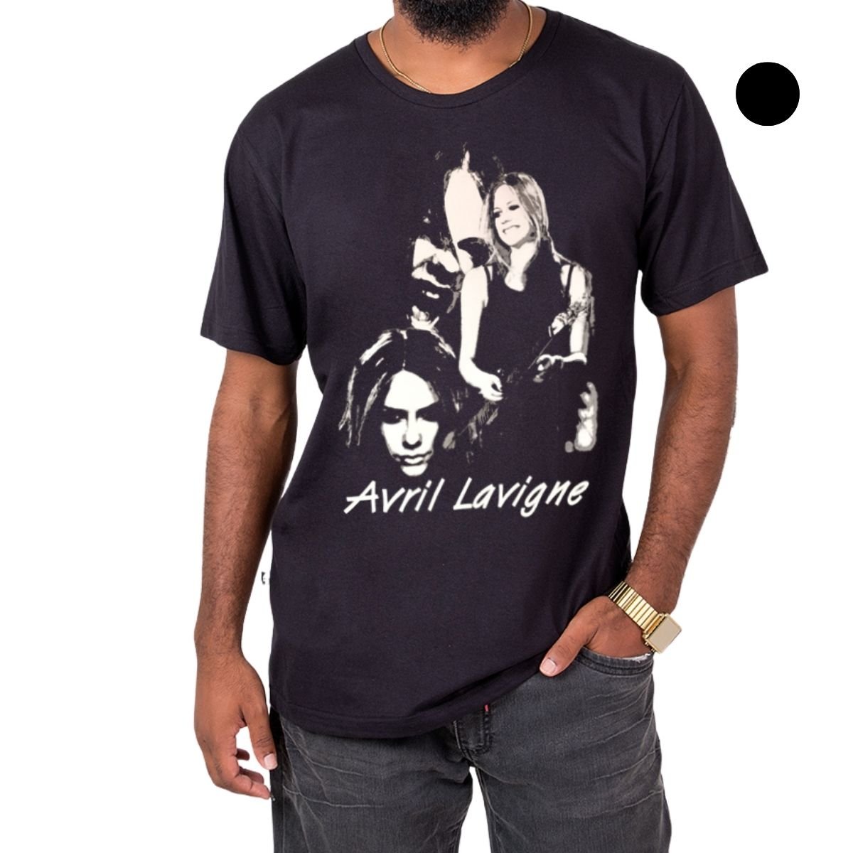 Camiseta Avril Lavigne Fotos - Unissex