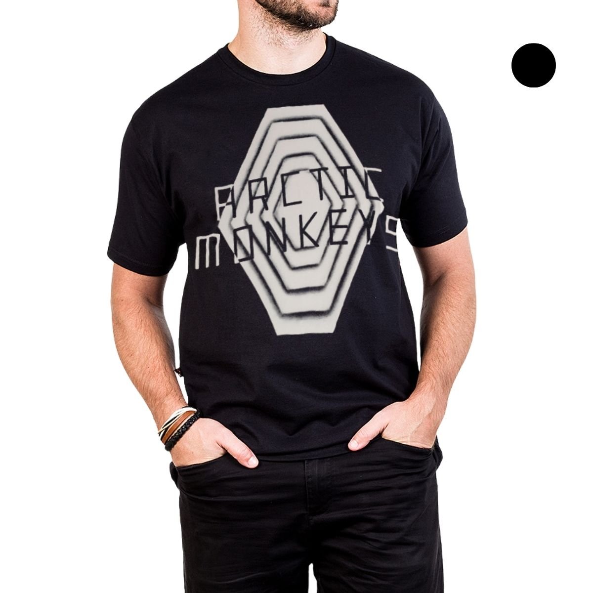 Camiseta Arctic Monkeys Logo Turne Masculino - UNISSEX