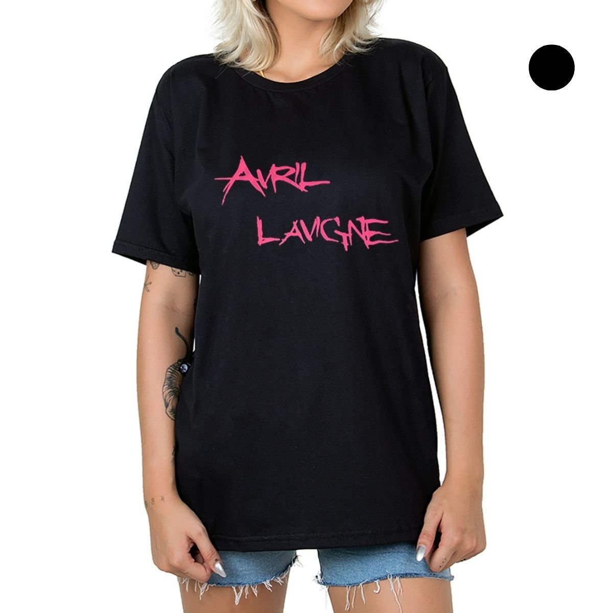 Camiseta Avril Lavigne Escrita - Unissex