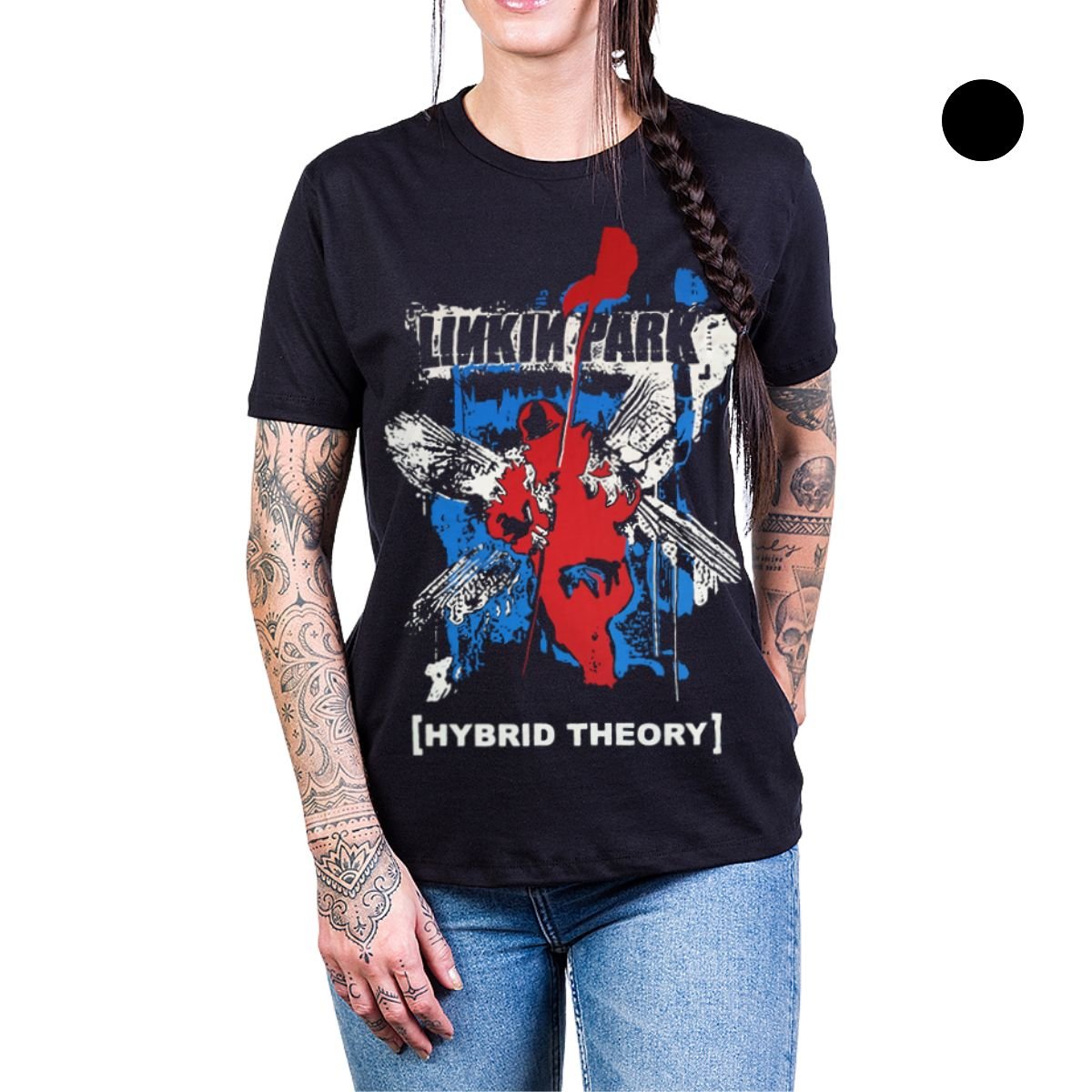 Camiseta Linkin Park Hybrid Theory 100% Algodão - UNISSEX