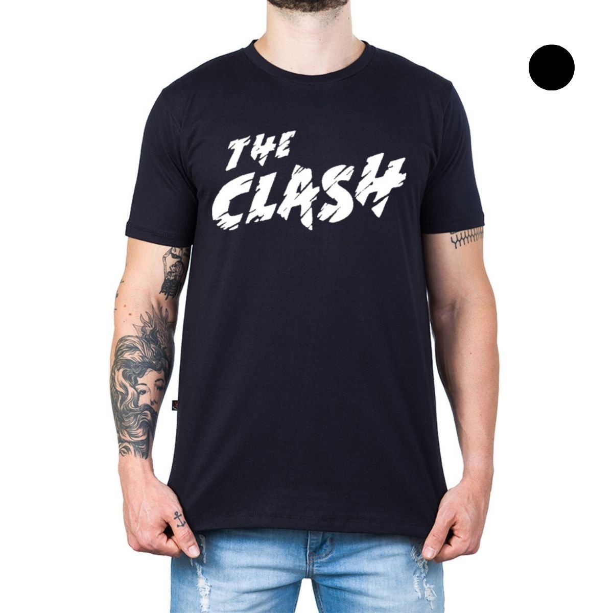 Camiseta The Clash Escrita 100% Algodão - Unissex