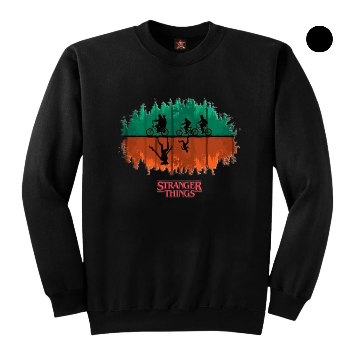 Blusa de Moletom Stranger Things Desenho Alta Definição 100% Algodão  Unissex